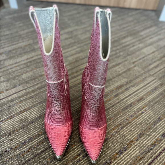 Daniel x Diamond Glitter Ombré Western Boot - Picture 8 of 8